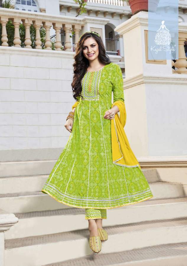 Glam Look 1 New Latest Designer Exclusive Wear Kurti Pant And Dupatta Readymade Collection